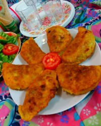 پیراشکی باگوشت وقارچ