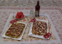 پیتزا مرغ و گوشت.....