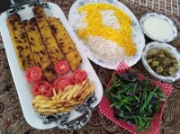 کوبیده مرغ زعفرانی