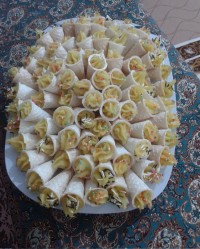 حلوا زعفرانی برای شب میلاد کریم اهل بیت