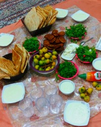 سفره افطار (خونه مامان طیبه)
