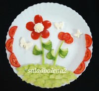 تزیین پنیر گوجه وخیار