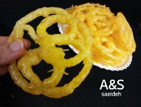 زولبیا بدون جوش شیرین