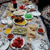 افطاری مامانم خواهرام خونمون