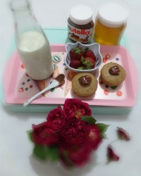 کاپ کیک نوتلا