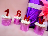 کاپ کیک موزی با رویه شکلات