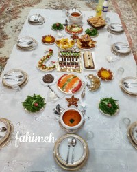 سفره ی افطار .