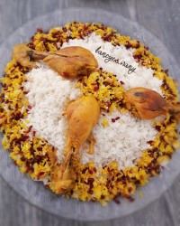 زرشک پلوی مخلوط