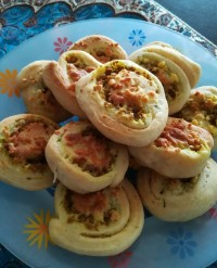 رولت سیب زمینی وگوشت