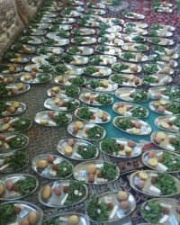 سیب زمینی تخم مرغ سبزی