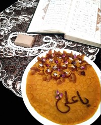 حلوای آرد گندم (زعفرانی)