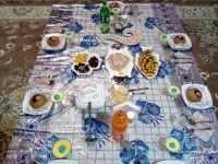 افطاری من!نمارروزه هاتون قبول دوستان گلم