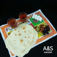 نان خانگی تابه ای