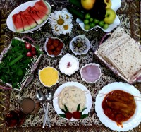 فرنی سه رنگ