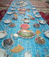 سفره افطار که خانواده نامزدم دعوت بودن