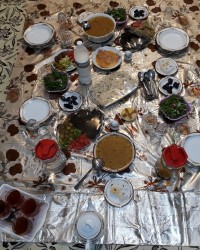 سفره افطار... ی دورهمی کوچولوی چند نفره