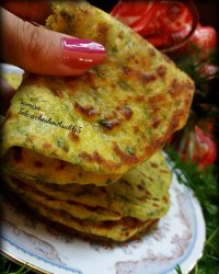 نان سیب زمینی باسبزیجات معطر