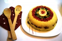 سحری ته چین گوشت و ذرت