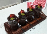 پودینگ شکلات خامه ای