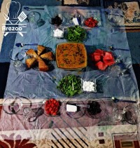اخرین سفره ی افطار رمضان۹۸