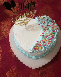 کیک تولدخودم پزبرای شوهرجان?