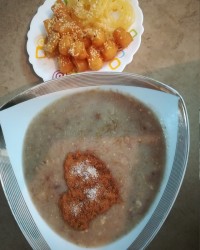 حلیم گندم،بامیه زولبیا خونگی