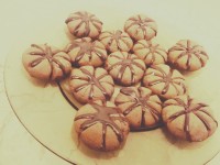 قرابیه شکلاتی آتشفشانی