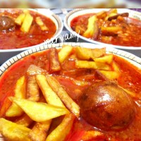 قیمه جان باگوشت چرخ کرده