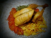 شام دیشبمون برای مهمونای عزیزم