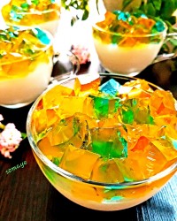 ژله و پاناکوتای وانیلی