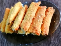 رول تست مرغ و قارچ