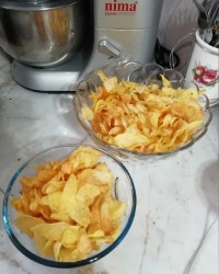 چیپس سیب زمینی ترد