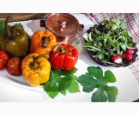 دلمه فلفل دلمه ای