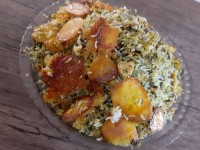 خوراک مرغ و لوبیا چشم بلبلی .ممنون ازهمه بابت نگاه گرمشون