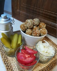 فلافل کنجدی شام امشب