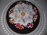 کیک شکلاتی سفارش همسرم خودم هم عاشقشم