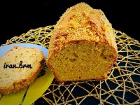 کیک ارده برش خوردش