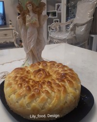 نان با مغز پنیر صبحانه