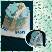 کیک تولد هستی جونم امروز 24خرداد تولد هستی گلم مبارک