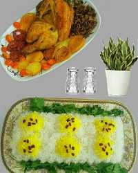 مرغ توی فر