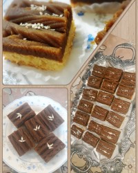 کیک حلوا برای خیرات پدربزرگ ومادربزرگ