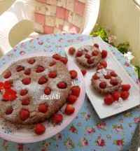 پای توت فرنگی عصرونه امروز