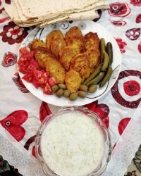 کوکو سیب زمینی خوشمزه