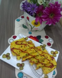 کوکو سیب زمینی آبپز...در تابه رژیمی....