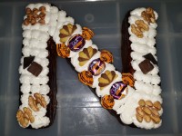 کیک تولد دخترخاله،نرگس خانم