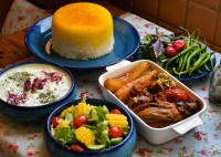 خورش کدو بادمجان