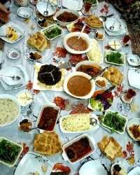 افطاری آخرین شبهای ماه مبارک