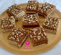 کیک یخچالی حلوا