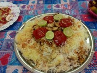 ته انداز بادمجان و قارچ