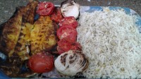 چلو ماهی کباب